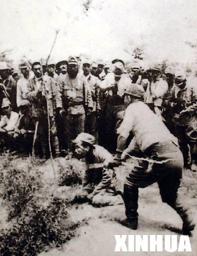 2005年中国国家博物馆"12·13--侵华日军南京大屠杀史实展"展出的日军