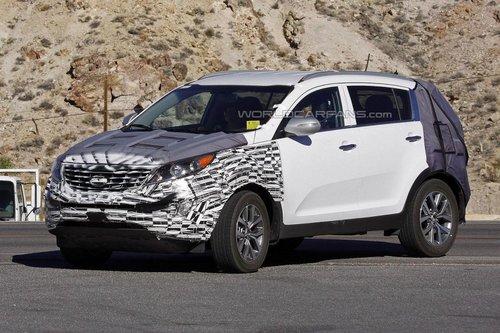 2015款起亚狮跑谍照再曝 明年夏季发布