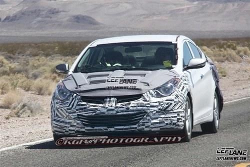 或搭1.6T发动机 现代新款朗动海外曝光