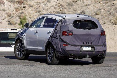 2015款起亚狮跑谍照再曝 明年夏季发布