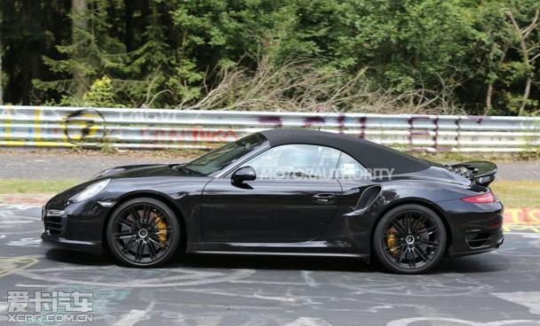 保时捷911 Turbo S敞篷版谍照