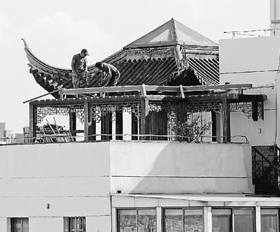 北京冻结318处违建苏州空中花园开始拆除
