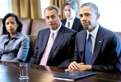 代表世界98%人口的那些国家表示使用化武不可容忍,这是国际社会划定的红线……国际社会的信誉正岌岌可危,因为我们对于应该坚守的原则只是说空话。—奥巴马