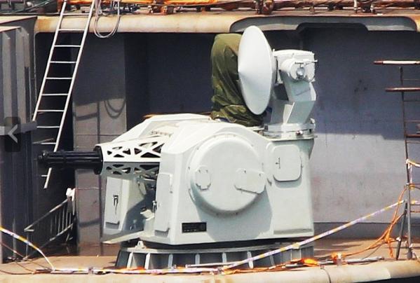 辽宁舰航母装备的1130近防炮近日,有外媒报道质疑中国首艘航母"辽宁舰