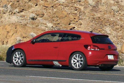 大众第三代尚酷小改款谍照 明年春上市