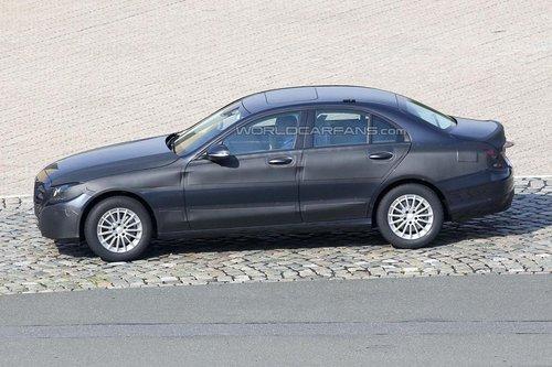 曝奔驰全新2014款C级谍照 明年正式亮相