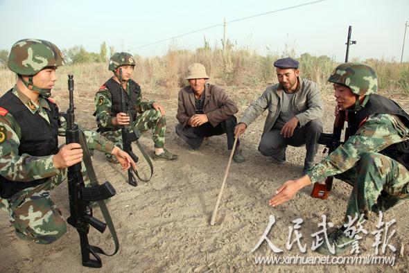 直击武警兵团指挥部三支队复杂环境实战演练图