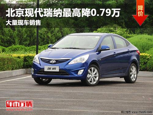 长春北京现代瑞纳最高降0.79万 有现车