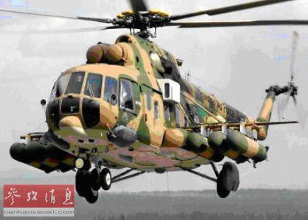 俄将向中国出口52架米-171E多功能直升机(资料图片)