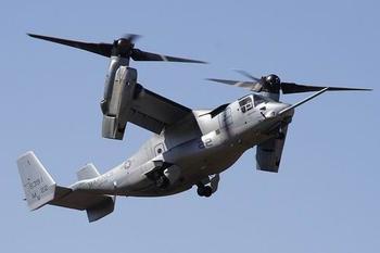 资料图:MV-22“鱼鹰”运输机