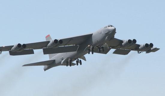 美国战略轰炸机B-52(图片来源:俄罗斯之声网站)
