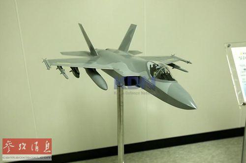 韩国国防发展局公布的C-103双发战斗机概念模型(资料图片)