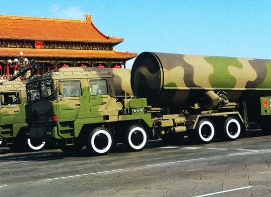 资料图:中国东风-31甲陆基洲际弹道导弹