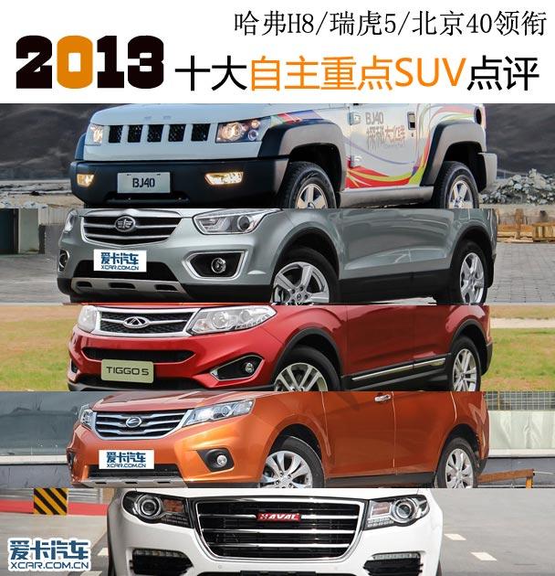 哈弗H8瑞虎5等 2013年自主重点SUV点评