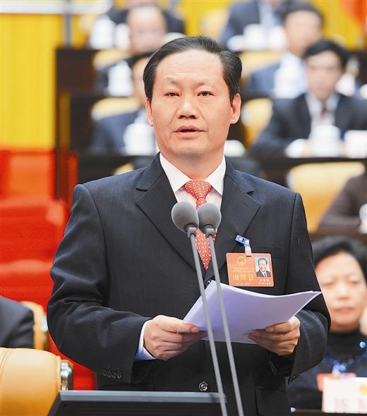 广西壮族自治区十二届人大三次会议20日闭幕图