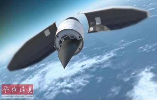美国国防部研发的高超音速飞行器HTV-2构想图(资料图片)