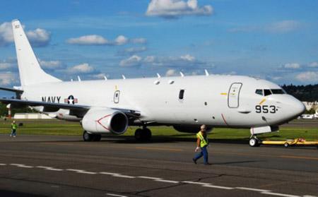 资料图:美军P-8反潜巡逻机