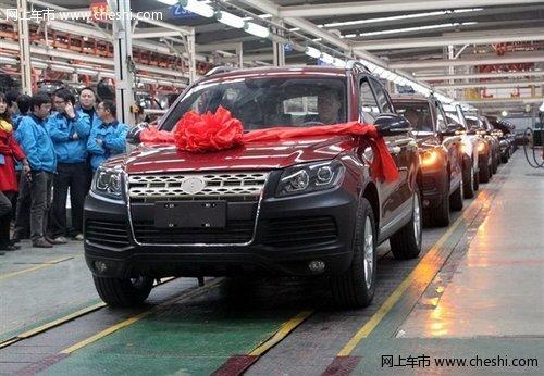 野马新SUV—B60X下线 进气格栅酷似路虎