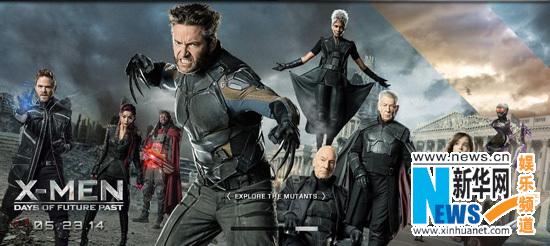 x战警:逆转未来》官方网站发布了最新剧照,中国影星范冰冰饰演的blink