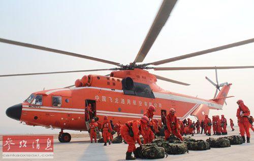 ����ͼƬ��2013��4��30�գ���-26ֱ��������Ѳ����������󣬴��˰���ɭ���ٱ���֯ж��װ�������˽⣬�����-26ֱ�����ǴӶ���˹����������ֱ����������غ�����20�֣������൱�ڴ�Լ10������ֱ��������Ŀǰ����������������ֱ����������Ϊ���С����ްԡ����»��緢(����ʤ ��)