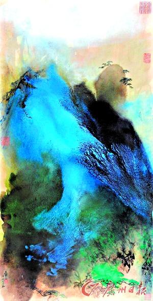 張大千　画集　中国画家 张大千作品引质疑收藏家称其是典型商业画家-中新网