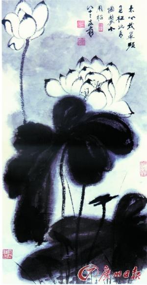 张大千作品引质疑收藏家称其是典型商业画家-中新网