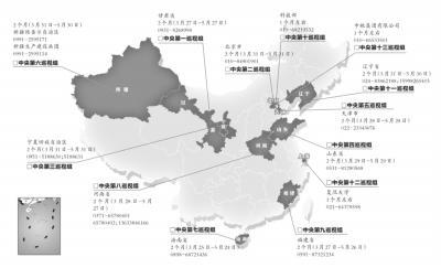 中央巡视组进驻10省和中粮等3单位开展专项巡视
