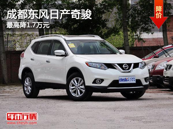 成都东风日产奇骏最高降17万元