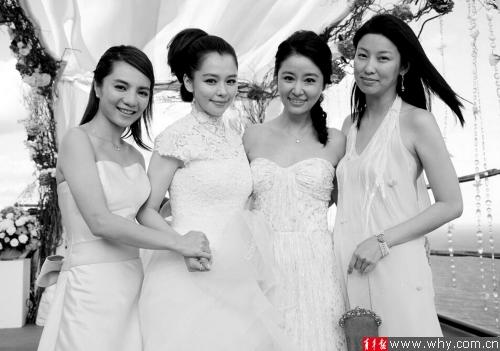 徐若瑄办浪漫婚礼 林心如当伴娘感动落泪(图)