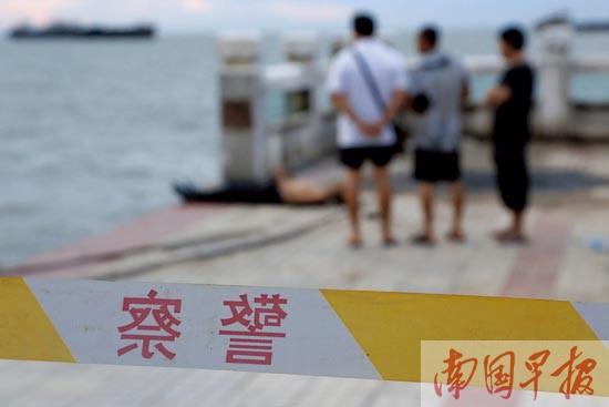 北海市外沙岛北岸附近海面上捞起一具浮尸(图)