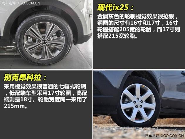 新兵对话老将 现代ix25对比别克昂科拉