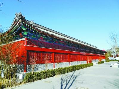 新复建的雁翅楼西侧地安门老照片新复建的雁翅楼东侧眼下,在地安门
