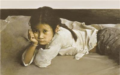 冷军的超写实作品《小姜》展出价值6000万（图）-中新网