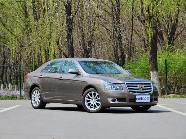 吉利汽车 2.4L 自动 车辆右侧45度角