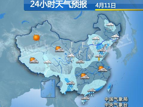 华北黄淮有雨或闻雷声 12日雾霾消散