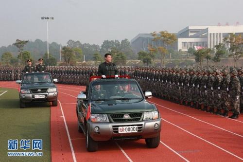 回顾十八大后习近平军队行程走遍各军种七大军区5