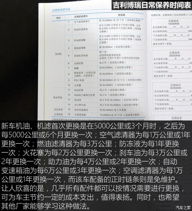 每月花销1695元吉利博瑞养车成本调查