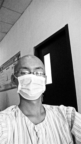 魏则西患病后公布在微博上的照片