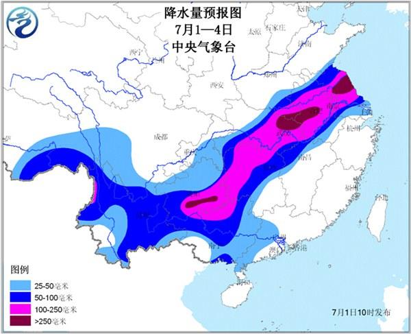 中央气象台首席:强降雨连续4天滞留淮河流域