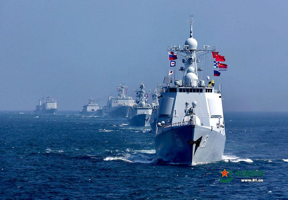 中俄海上联合2016军演精彩瞬间集锦组图