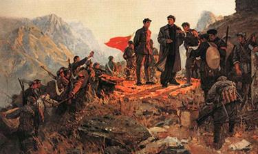 毛泽东曾断言,如果国民党"也学红军的长途转移,那是一定会被消灭的","