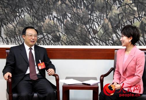 全国人大代表,江苏省委副书记,南京市委书记吴政隆接受人民网专访.