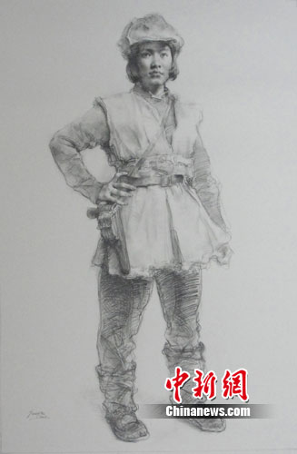 庆祝中国共产党成立九十周年中国油画展开幕图8