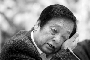 黄苗子退休挂念出版社学生韩美林追思痛哭(图)