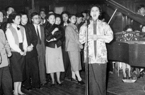 钱学森夫人蒋英生前照片大家闺秀美貌优雅(图)(6)