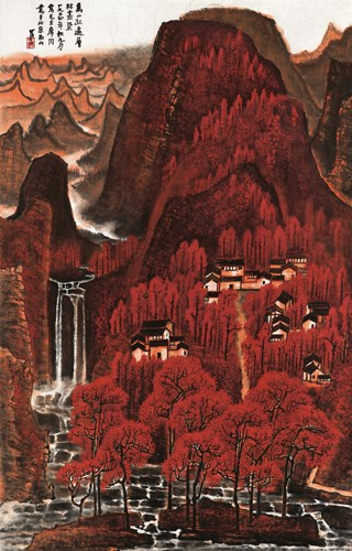 李可染“万山红遍”近3亿成交专家:既必然也偶然