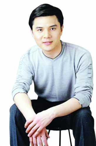 央视主播赵普低调现身艺术沙龙解读书法内涵(图)