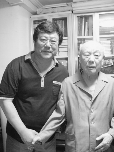 书法家曲玉林拜师欧阳中石:一直倾慕老先生（图）