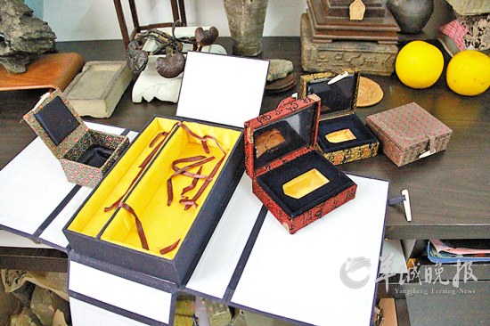 西泠印社社员吴汥涌住宅被盗丢失几十方名贵印石