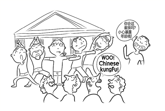 中国留学生白金汉宫前做广播体操引发网友怀旧